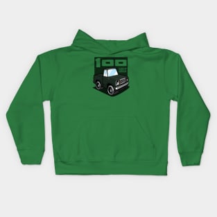 Medium Green Sunfire Poly - D-100 (1978) Kids Hoodie